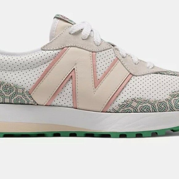 New Balance x Casablanca 327 White Munsell Green - Picture 7 of 9